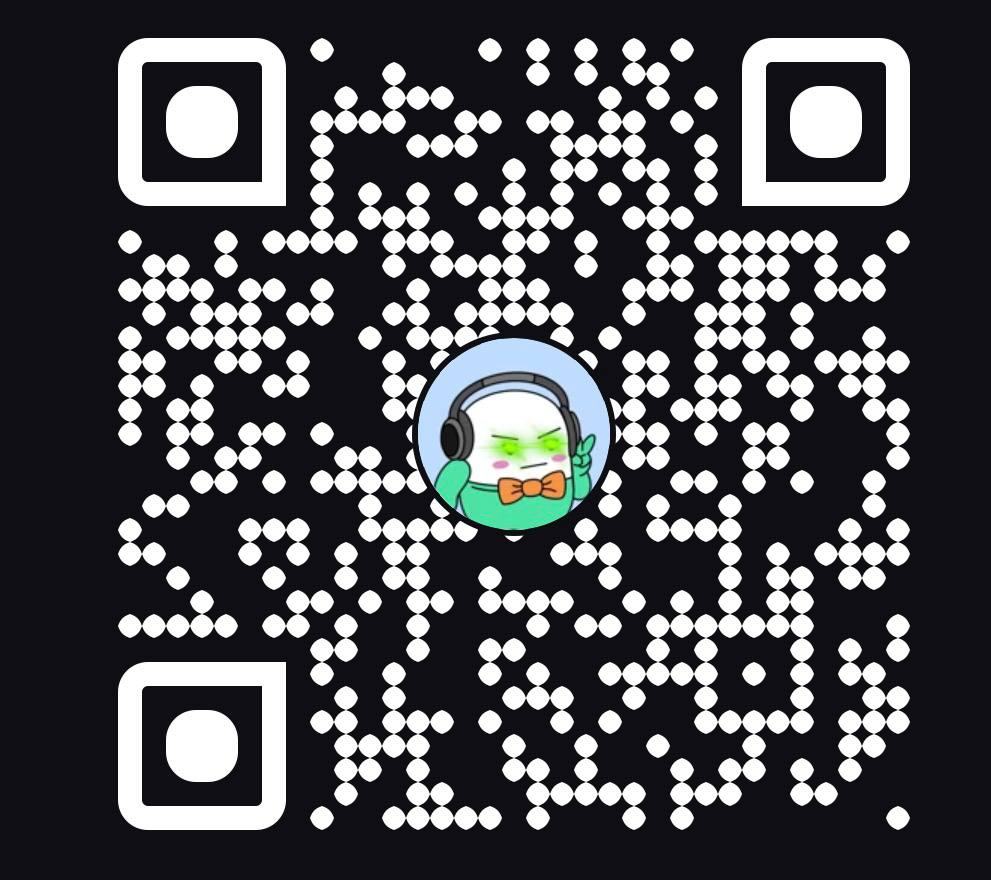 Example of the wallet QR code screen